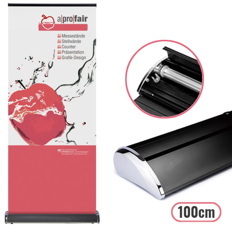 Rollbanner Deluxe fly black 100 Rollbanner Deluxe fly black 100